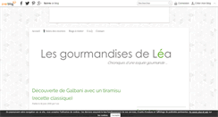 Desktop Screenshot of gourmandises2lea.com